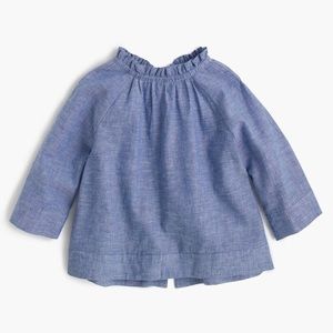 Crewcuts girls chambray shirt